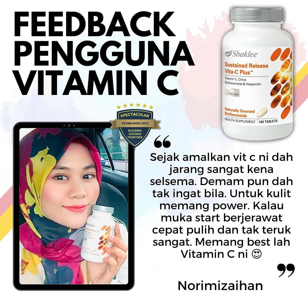 Testimoni Vitamin C Shaklee