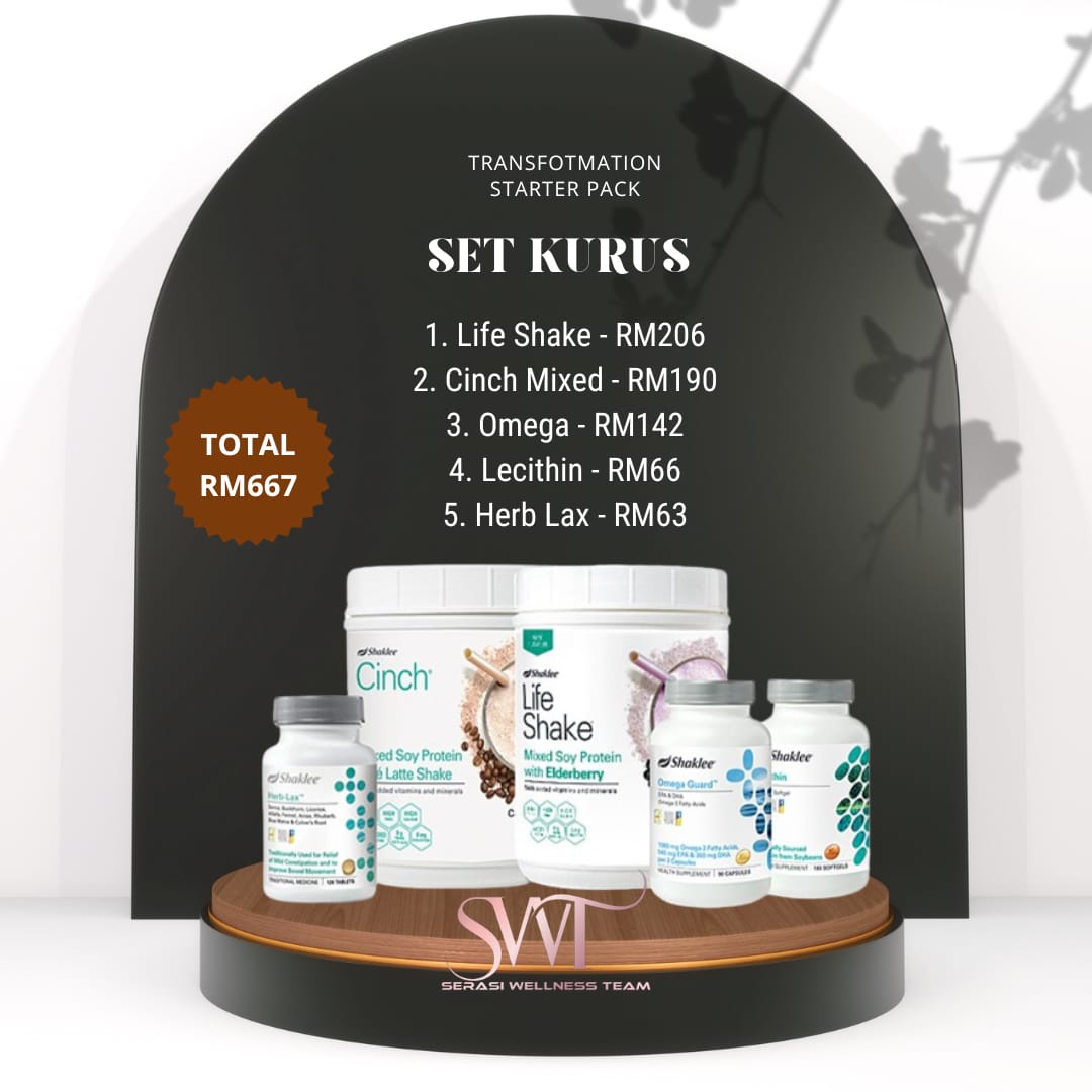 Set Kurus Shaklee

